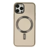 Newface iPhone 12 Pro Max Kılıf Coco Deri Magneticsafe Silikon