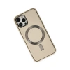 Newface iPhone 12 Pro Max Kılıf Coco Deri Magneticsafe Silikon