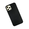 Newface iPhone 12 Pro Max Kılıf Karbon PP Silikon