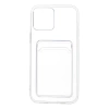 Newface iPhone 12 Pro Max Kılıf Kart Şeffaf Silikon - Şeffaf