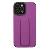 Newface iPhone 12 Pro Max Kılıf Mega Standlı Silikon - Mor