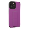 Newface iPhone 12 Pro Max Kılıf Mega Standlı Silikon - Mor