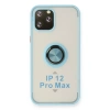 Newface iPhone 12 Pro Max Kılıf Montreal Yüzüklü Silikon Kapak