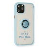 Newface iPhone 12 Pro Max Kılıf Montreal Yüzüklü Silikon Kapak