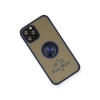 Newface iPhone 12 Pro Max Kılıf Montreal Yüzüklü Silikon Kapak