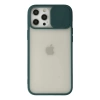 Newface iPhone 12 Pro Max Kılıf Palm Buzlu Kamera Sürgülü Silikon