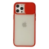 Newface iPhone 12 Pro Max Kılıf Palm Buzlu Kamera Sürgülü Silikon