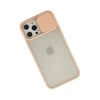 Newface iPhone 12 Pro Max Kılıf Palm Buzlu Kamera Sürgülü Silikon