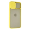 Newface iPhone 12 Pro Max Kılıf Palm Buzlu Kamera Sürgülü Silikon