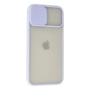 Newface iPhone 12 Pro Max Kılıf Palm Buzlu Kamera Sürgülü Silikon