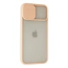 Newface iPhone 12 Pro Max Kılıf Palm Buzlu Kamera Sürgülü Silikon