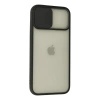 Newface iPhone 12 Pro Max Kılıf Palm Buzlu Kamera Sürgülü Silikon