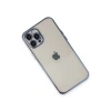 Newface iPhone 12 Pro Max Kılıf Razer Lensli Silikon - Açık Mavi
