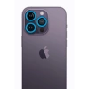 Newface iPhone 12 Pro Max Neon Fosforlu Kamera Lens - Mavi