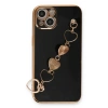 Newface iPhone 13 Kılıf Esila Silikon - Siyah