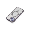 Newface iPhone 13 Kılıf Joke Simli Magneticsafe Kılıf - Derin Mor