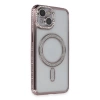 Newface iPhone 13 Kılıf Joke Simli Magneticsafe Kılıf - Pembe