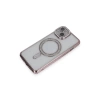 Newface iPhone 13 Kılıf Joke Simli Magneticsafe Kılıf - Pembe