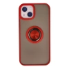 Newface iPhone 13 Kılıf Montreal Yüzüklü Silikon Kapak