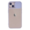 Newface iPhone 13 Kılıf Palm Buzlu Kamera Sürgülü Silikon
