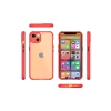 Newface iPhone 13 Mini Kılıf Miami Şeffaf Silikon - Kırmızı