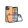 Newface iPhone 13 Mini Kılıf Miami Şeffaf Silikon - Lacivert