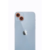 Newface iPhone 13 Neon Fosforlu Kamera Lens - Turuncu