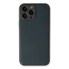 Newface iPhone 13 Pro Kılıf Coco Deri Silikon Kapak - Mavi