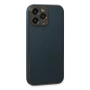 Newface iPhone 13 Pro Kılıf Coco Deri Silikon Kapak - Mavi