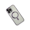 Newface iPhone 13 Pro Kılıf Magneticsafe Lazer Silikon - Mor