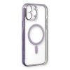 Newface iPhone 13 Pro Kılıf Magneticsafe Lazer Silikon - Mor