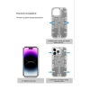 Newface iPhone 13 Pro Kılıf Mekanik Bumper Kapak