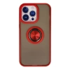 Newface iPhone 13 Pro Kılıf Montreal Yüzüklü Silikon Kapak
