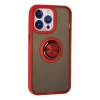 Newface iPhone 13 Pro Kılıf Montreal Yüzüklü Silikon Kapak