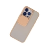 Newface iPhone 13 Pro Kılıf Palm Buzlu Kamera Sürgülü Silikon