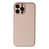 Newface iPhone 13 Pro Max Kılıf Coco Deri Silikon Kapak