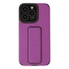 Newface iPhone 13 Pro Max Kılıf Mega Standlı Silikon - Mor