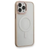 Newface iPhone 13 Pro Max Kılıf Room Magneticsafe Silikon - Pudra