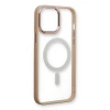 Newface iPhone 13 Pro Max Kılıf Room Magneticsafe Silikon - Pudra