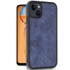 Newface iPhone 14 Kılıf Aras Deri Kapak - Lacivert