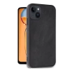 Newface iPhone 14 Kılıf Aras Deri Kapak - Siyah