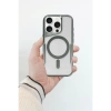 Newface iPhone 14 Kılıf Boyi Magsafe Silikon Kapak - Derin Mor