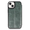 Newface iPhone 14 Kılıf Flip Cover - Koyu Yeşil