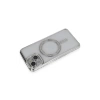 Newface iPhone 14 Kılıf Joke Simli Magneticsafe Kılıf - Gümüş