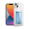 Newface iPhone 14 Kılıf Kart Şeffaf Silikon - Şeffaf