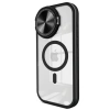 Newface iPhone 14 Kılıf Teleskop Lens Magsafe Silikon Kapak - Siyah