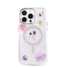 Newface iPhone 14 Pro Flower Magsafe Kapak - Mor