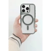 Newface iPhone 14 Pro Kılıf Boyi Magsafe Silikon Kapak - Siyah