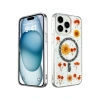 Newface iPhone 14 Pro Kılıf Daisy Simli Magsafe Kapak - Siyah