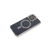 Newface iPhone 14 Pro Kılıf Joke Simli Magneticsafe Kılıf - Gri